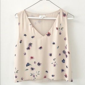 Aritzia Babaton Floral Murphy Blouse